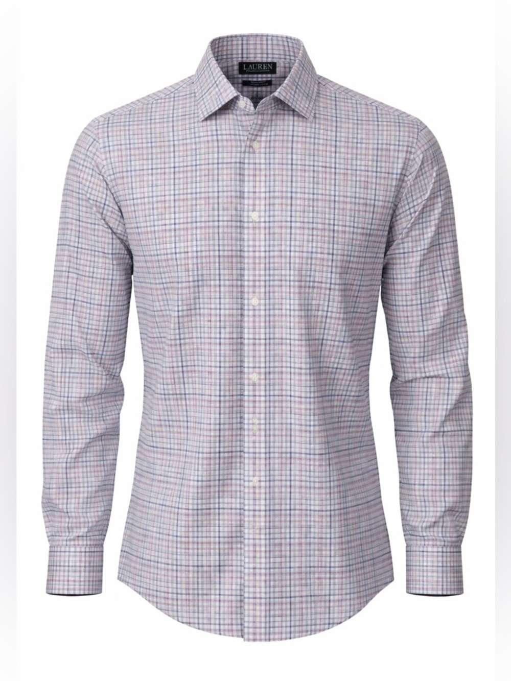 Lauren Ralph Lauren Supima Cotton Plaid Button Down Shirt XL 17 34/35 - Picture 1 of 6